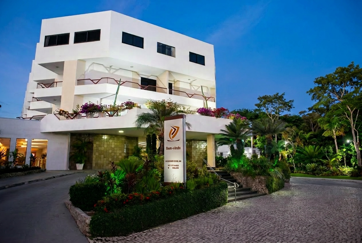 Fachada do Petrolina Palace Hotel